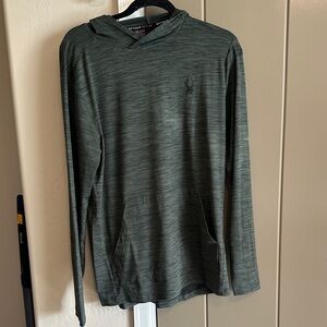 Spyder Men's Forest Green Pullover Hoodie